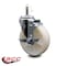 Service Caster 5 Nylon Wheel Swivel 7/16'' Grip Ring Stem Caster with Brake SCC-GR20S514-NYS-TLB-716138 - alternate 4